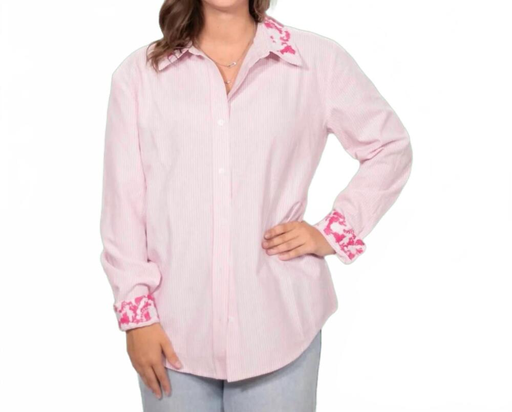 NEW LAYERZ CLOTHING heidi top in pink